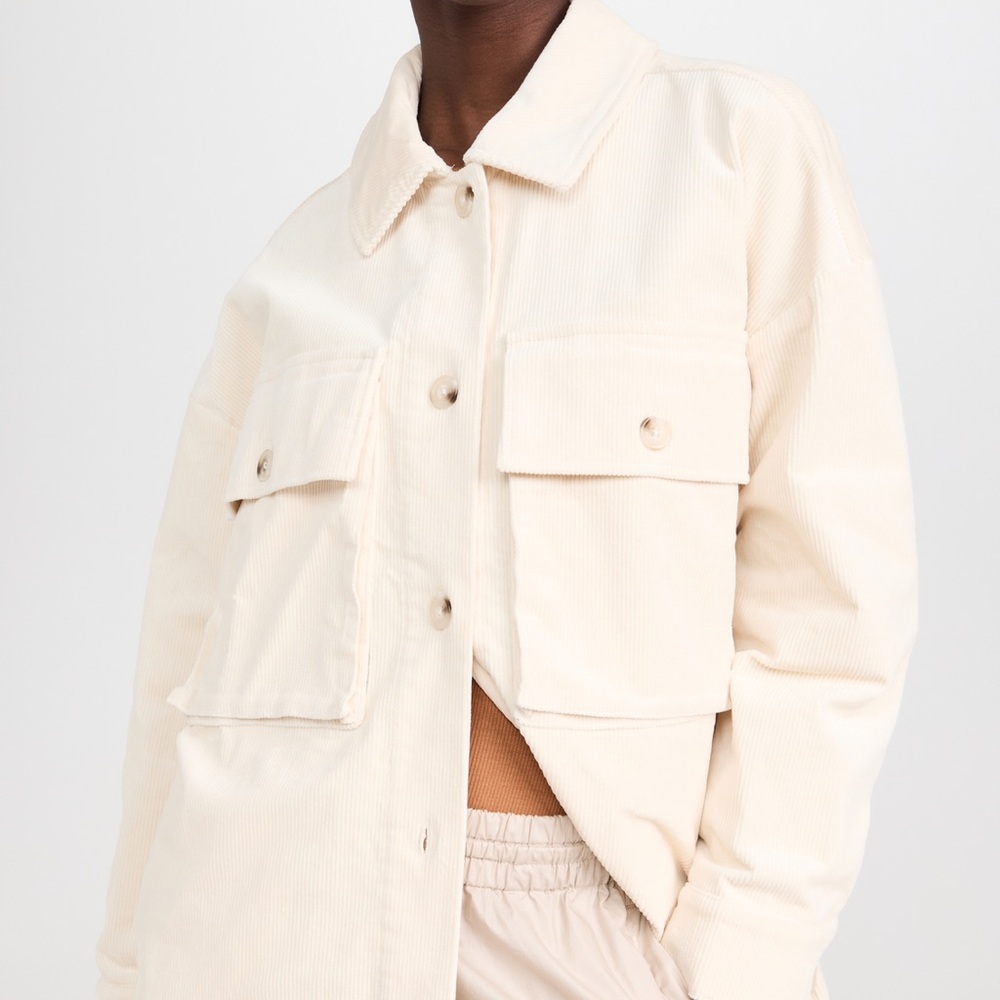 English Factory Ivory Corded Utility Jacket